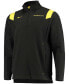 ფოტო #3 პროდუქტის Men's Black Oregon Ducks Coach Half-Zip Jacket