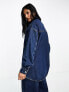 ASOS DESIGN denim oversized shirt in blue