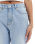 Фото #5 товара DTT Veron relaxed fit mom jeans in light blue wash