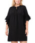 Фото #1 товара Plus Size 3/4-Sleeve Ruffle-Cuff Dress