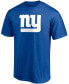 Men's Saquon Barkley Royal New York Giants Player Icon Name and Number T-shirt