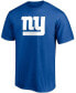 ფოტო #3 პროდუქტის Men's Saquon Barkley Royal New York Giants Player Icon Name and Number T-shirt