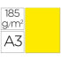 Фото #2 товара Цветная бумага Ирис Флюоресцентный желтый 29,7 x 42 см (50 штук)