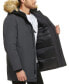 Фото #3 товара Men's Long Parka with Faux-Fur Lined Hood