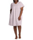 Фото #1 товара Пижама Miss Elaine короткая на пуговицах в стиле "сирсаккер" размера плюс