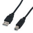 Фото #1 товара MCL Samar MCL USB 2.0 A/B 2m - 2 m - USB A - USB B - USB 2.0 - Male/Male - Black