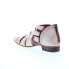 Bed Stu Brittany F392012 Womens Beige Leather Slip On Strap Sandals Shoes 6.5