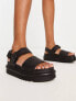 Фото #3 товара Dr Martens Voss black leather flat chunky sandals