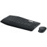 Logitech MK850 Performance Wireless Keyboard and Mouse Combo - Full-size (100%) - Wireless - RF Wireless + Bluetooth - QWERTZ - Black - Mouse included