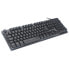 Фото #3 товара Manhattan Keyboard - Gaming - LED light - Metal Base - USB - 12 FN Keys - Black - Retail Box (German layout) - Full-size (100%) - USB - QWERTY - LED - Black
