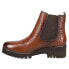 Фото #3 товара Diba True Red Wheel Crocodile Round Toe Chelsea Womens Brown Casual Boots 39715