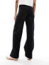 Фото #4 товара Vero Moda Tall Kayla button front wide leg jeans in black