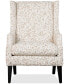 Фото #2 товара Landow Fabric Wing Chair, Created for Macy's