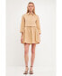 ფოტო #3 პროდუქტის Women's Shirt Mini Dress