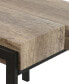 Фото #7 товара 20" H Manufactured Wood, Metal and Iron Side Table