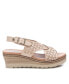 ფოტო #2 პროდუქტის Women's Wedge Sandals By Light Beige