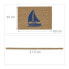 Фото #8 товара Fußmatte mit Segelschiff natur