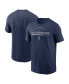 Фото #1 товара Men's Navy Seattle Mariners Team Engineered Performance T-shirt