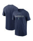 ფოტო #1 პროდუქტის Men's Navy Seattle Mariners Team Engineered Performance T-shirt