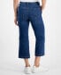 Petite High-Rise Cropped Wide-Leg Jeans, Created for Macy's