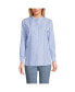 Фото #2 товара Women's No Iron Banded Collar Popover Shirt