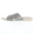 Фото #3 товара Spenco Twilight Ellie Wild SP1070WDV Womens Gray Suede Slides Sandals Shoes 7.5