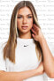 Фото #3 товара Sportswear Essential Beyaz Bol Kesim Kadın Tişört
