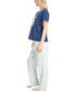 ფოტო #3 პროდუქტის Women's Vibes T-shirt/Voile pant