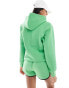 Lacoste logo hoodie in bright green