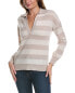 Фото #1 товара Forte Cashmere Easy Stripe Cashmere Polo Shirt Women's Xs