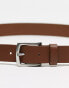 Only & Sons leather belt in tan