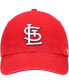 ფოტო #3 პროდუქტის Big Boys Red St. Louis Cardinals Team Logo Clean Up Adjustable Hat