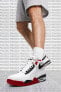 Фото #1 товара Air Flight Legacy Mens Leather Sneaker Bilekli Hakiki Deri Spor Ayakkabı Kırmızı Beyaz