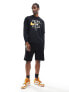 Nike Basketball graphic long sleeve t-shirt in black