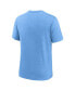 Фото #4 товара Men's Heather Powder Blue Toronto Blue Jays Authentic Collection Early Work Tri-Blend Performance T-shirt