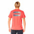 Фото #4 товара Мужская футболка с коротким рукавом Rip Curl Revival Inverted M Лососевая