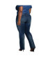ფოტო #3 პროდუქტის Women's Plus Size Curvy Fit Mid Rise Slim Boot Jean