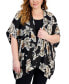 Фото #1 товара Plus Size Felicia Floral Kimono Jacket, Created for Macy's