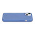 Фото #10 товара Чехол для iPhone 14 Plus ICARER из натуральной кожи с MagSafe Litchi Premium Leather Case синий