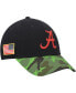 Фото #1 товара Men's Black, Camo Alabama Crimson Tide Veterans Day 2Tone Legacy91 Adjustable Hat