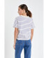 ფოტო #3 პროდუქტის Women's Stripe T-shirt