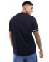 Tommy Hilfiger flag cuff t-shirt in navy