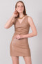 Фото #8 товара Женское мини платье с поясом Factory Price