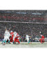 Фото #1 товара Tyler Bass Buffalo Bills Unsigned Kick Attempt in Snow Photograph