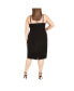 ფოტო #2 პროდუქტის Plus Size Bella Bow Dress