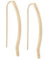 ფოტო #4 პროდუქტის Gold-Tone Drama Bar Threader Earrings