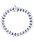 Браслет Macy's Blue & White Marquise Zigzag