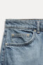 TRF MID-RISE BAGGY DENIM BERMUDA JORTS