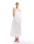 Gramicci cargo utility dress in off white