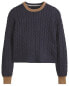 Фото #3 товара Boden Fluffy Cable Sparkle Wool & Alpaca-Blend Jumper Women's